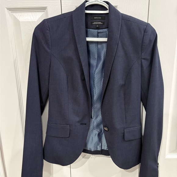 RW&CO. Jackets & Blazers - RW&CO. Dark Blue Blazer